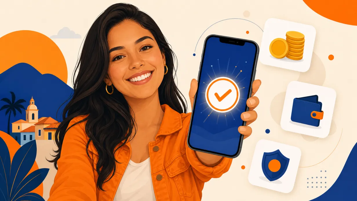 Solicitud de préstamo aprobada en el celular con desembolso a billeteras en Colombia